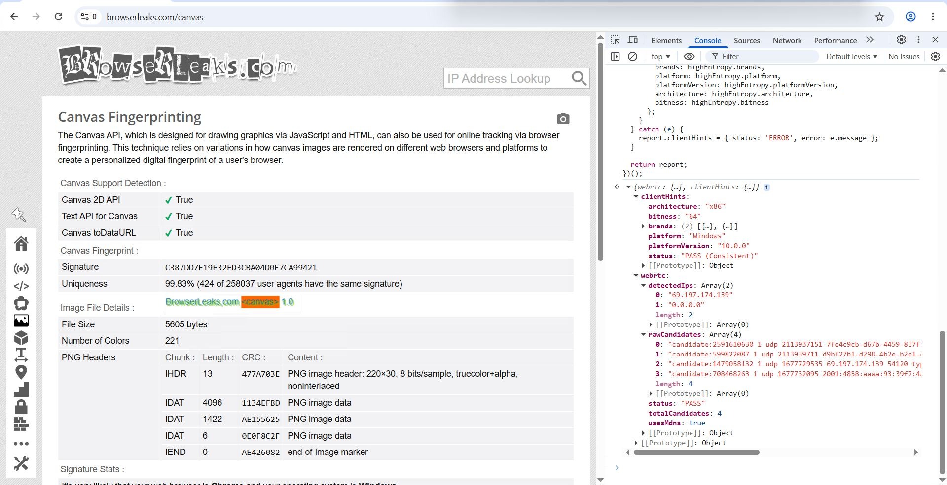 WebRTC and Client Hints Multilogin